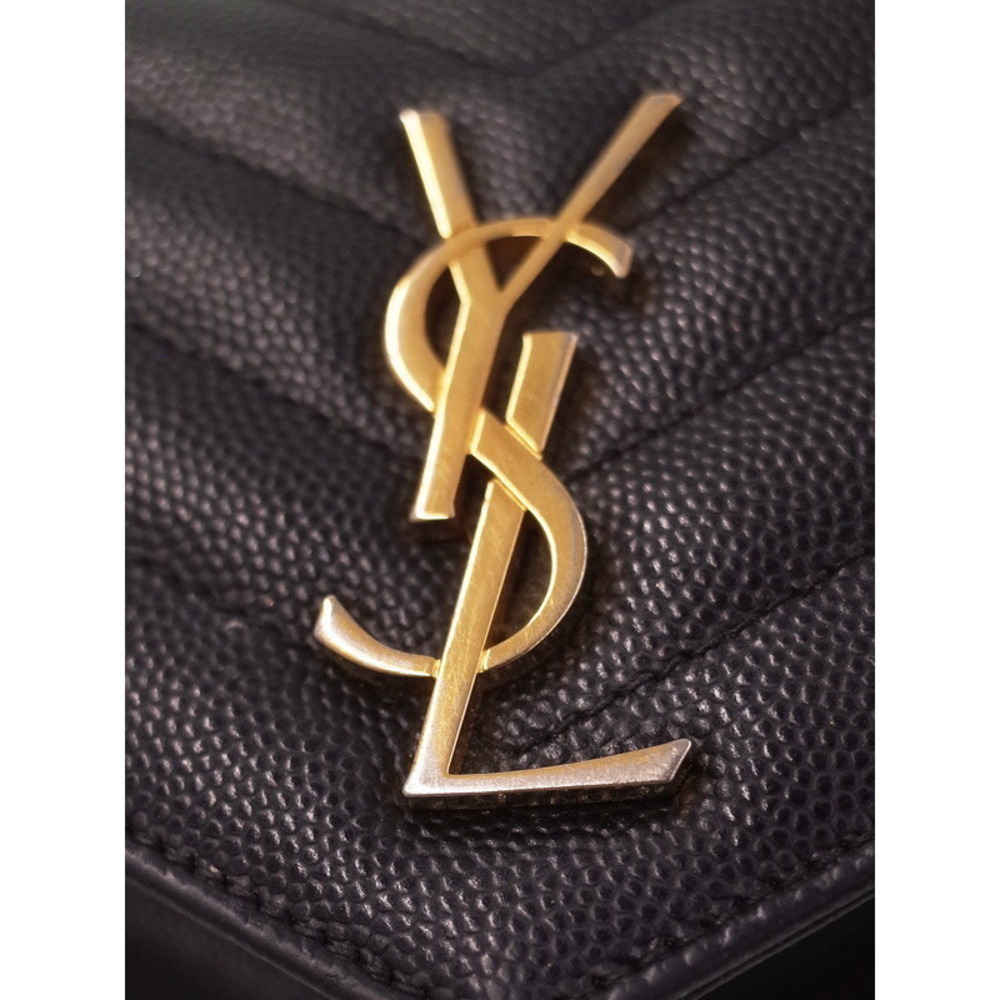 SAINT LAURENT PARIS Monogram Envelope Chain Wallet - Picture 6 of 9